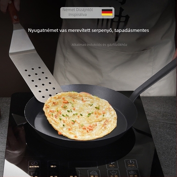 Koreai stílusú öntöttvas nemtapadós serpenyő, modell West German Iron Non-Stick Pan