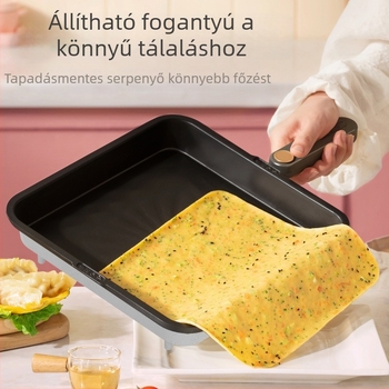 Kettős oldali fűtésű elektromos sütőserpenyő mikroprocesszoros vezérléssel, 220V, 50Hz