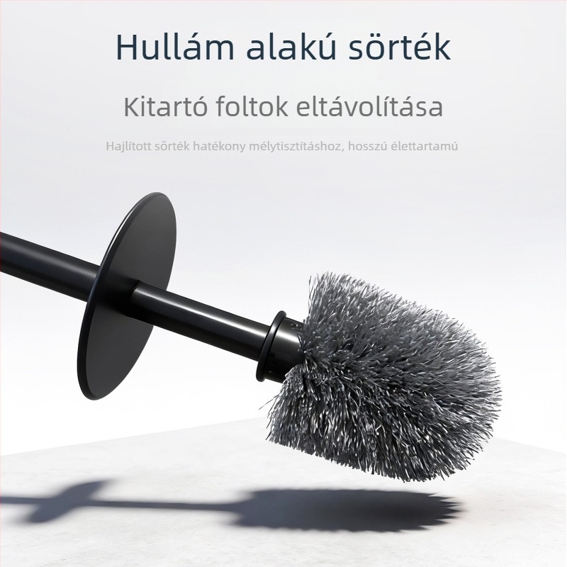 WC-kefe talppal, műanyagból, padlón álló, tartós tisztítás sarkok nélkül; 320 g; Márka Blue Wood; Belső dobozos csomagolás; 2026 tavasz bemutató.