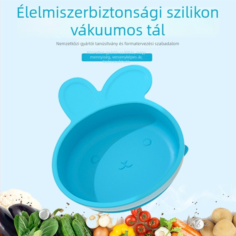 Szilikon ételtál/tál – Liquan, gyerekeknek 6 hónapnál idősebbeknek