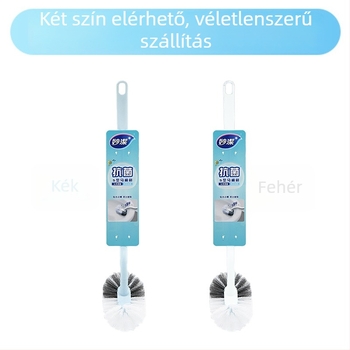 WC-kefe S alakú hosszú nyélű, Miaojie márka, műanyag anyag, 1 darab