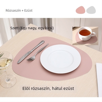PVC étkezési alátét, szabálytalan forma, könnyű luxus stílus, első osztályú termék