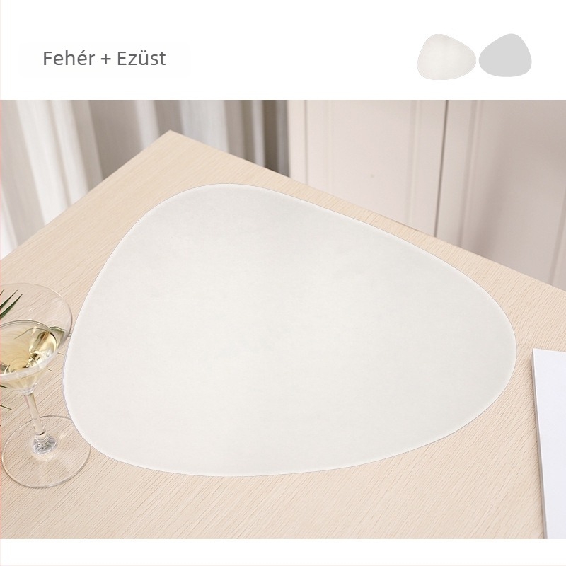 PVC étkezési alátét, szabálytalan forma, könnyű luxus stílus, első osztályú termék