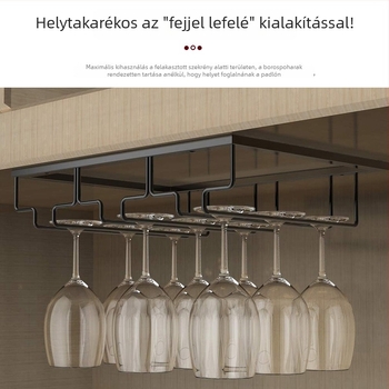 Yashang kovácsoltvas pohártartó, falra szerelhető, könnyű luxus retro stílus