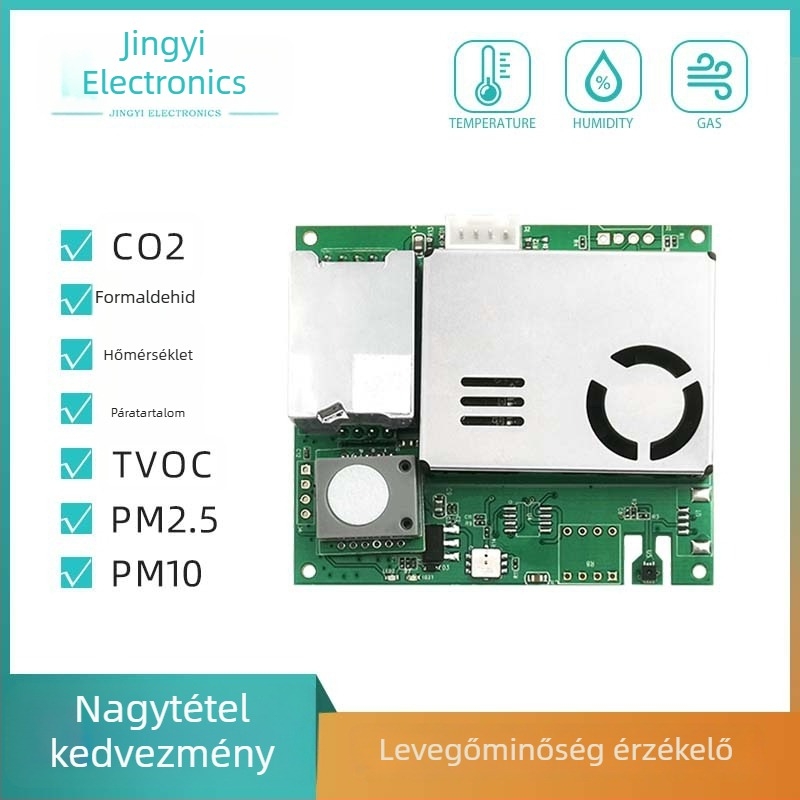 All-in-One levegőminőségi érzékelő: PM2.5, formaldehid, TVOC, hőmérséklet és páratartalom, CO2, modell M701