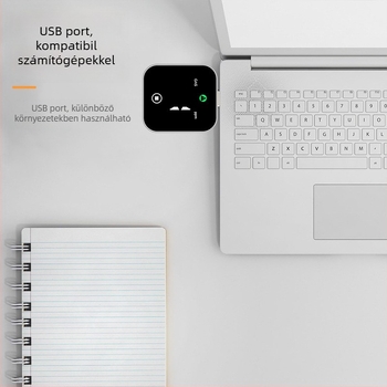 Gépjárművekhez készült CO és metán 2 az 1-ben detektor, 0-500 ppm mérési tartomány, USB 5V bemenet, 1 ppm felbontás, modell DM339-CO/METHANE