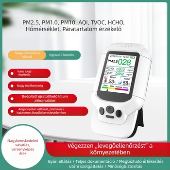 DM502 Légkörminőség-érzékelő: formaldehid, TVOC és PM2.5