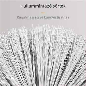 Fali WC-kefe két sörtével a rések tisztítására, holt zónák nélkül, műanyag, 500 g
