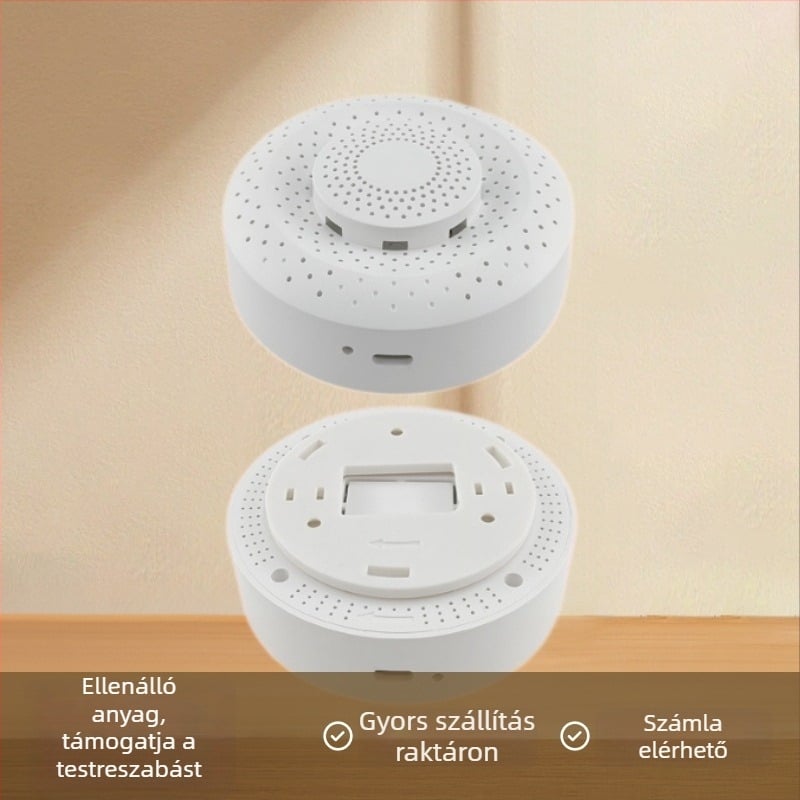 Vezeték nélküli hőmérséklet- és páratartalom-burkolat WiFi-vel, ABS anyag, elektronikus burkolat, OEM