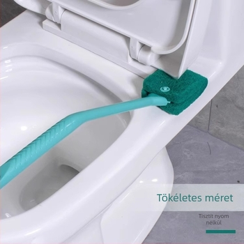 WC-tisztító kefe sarokmentes dizájnnal; műanyagból, Saint-wang márka, 2021 tavaszán debütál