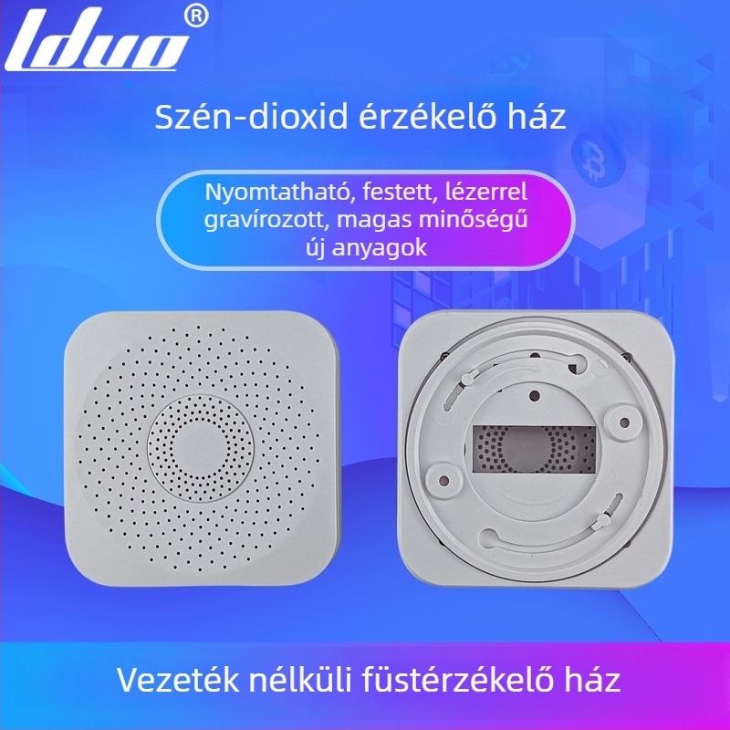 Szén-dioxid detektor burkolat — ABS anyag, OEM márka, elektronikus termék ház