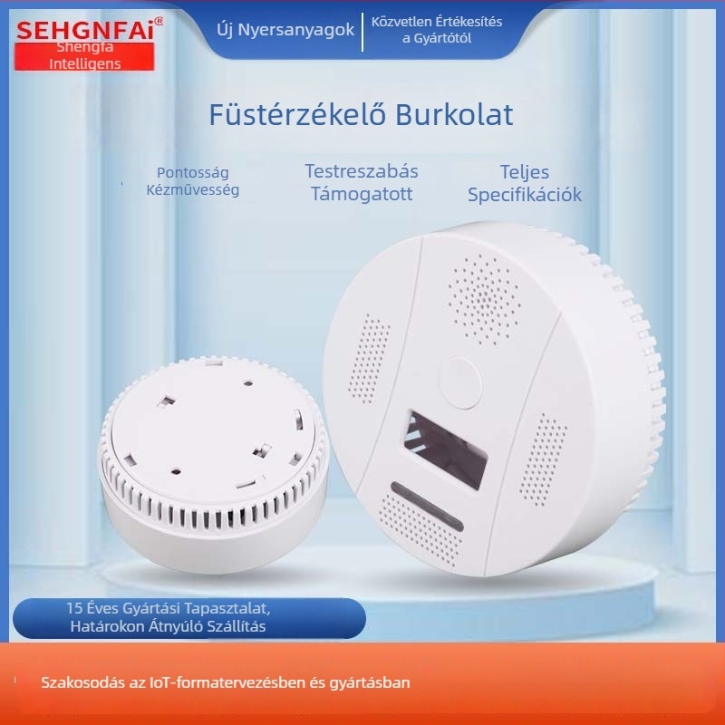 NB vezeték nélküli intelligens füstjelző burkolat – ABS anyag, porérzékelő burkolat, CO2-detekciós burkolat