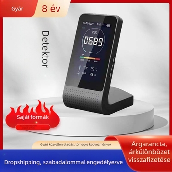 CO2 detektor belső és külső hőmérséklettel, 3 az 1-ben levegőminőség-monitor X20