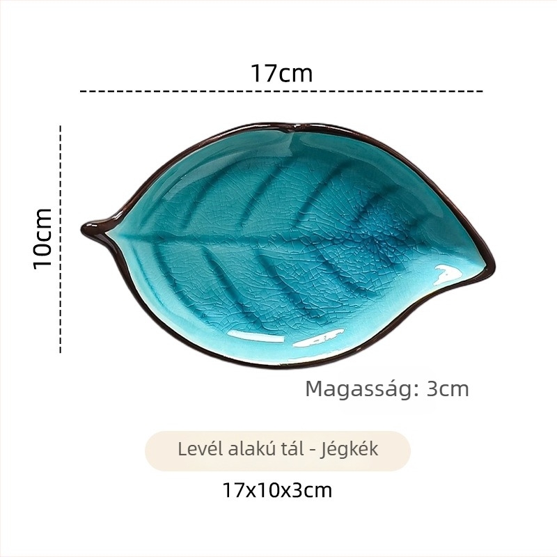 Kerámia snack és sushi szósz tál szabálytalan formával, mikrohullámú sütőben használható, Inglaze felület, könnyed luxus retro stílus