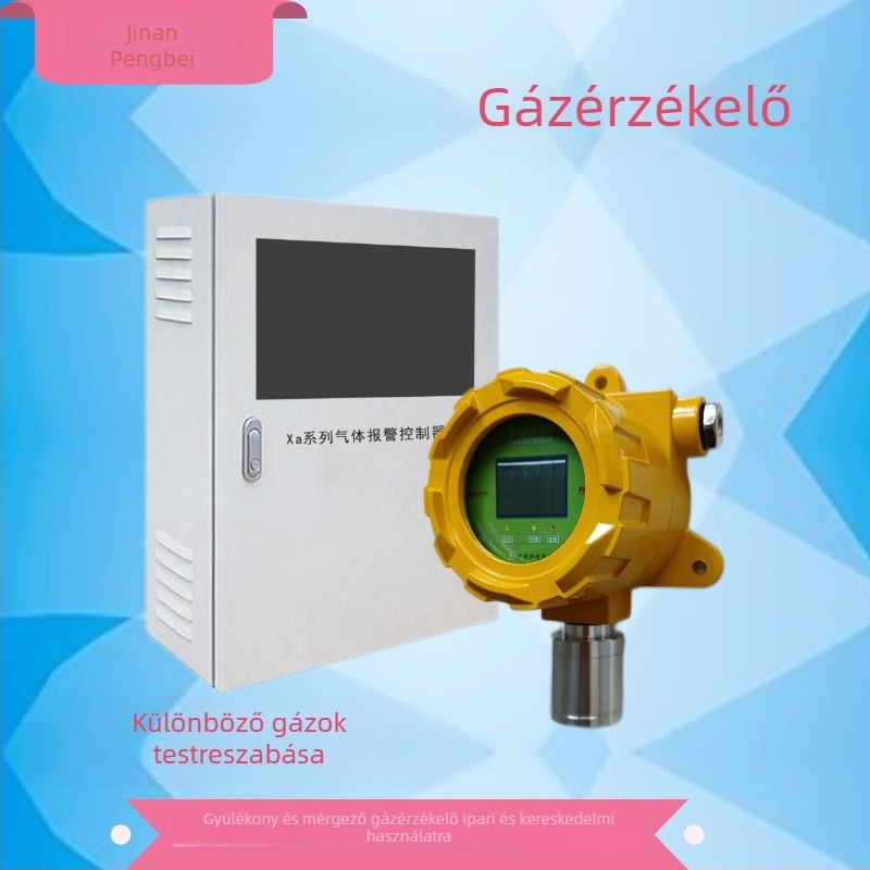 Többgázos detektor hidrogénre, metánra, propánra és alkohol/etil-alkohol gázokra - modell 320, 0–100% LEL tartomány, 1% LEL pontosság, DC tápegység