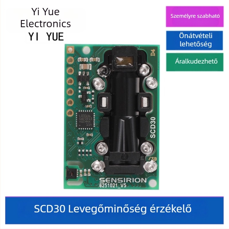Sensirion CO2 szenzor modul hőmérséklet- és páratartalom-észlelésével, SCD30, tápellátás 6,3–50V