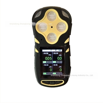 Gázdetektor és riasztó — Többparaméteres gázteszter CH4, CO, NO2, O2, CO2 (Márka: Zhongkuang Heavy Industry; Modell: On Demand)