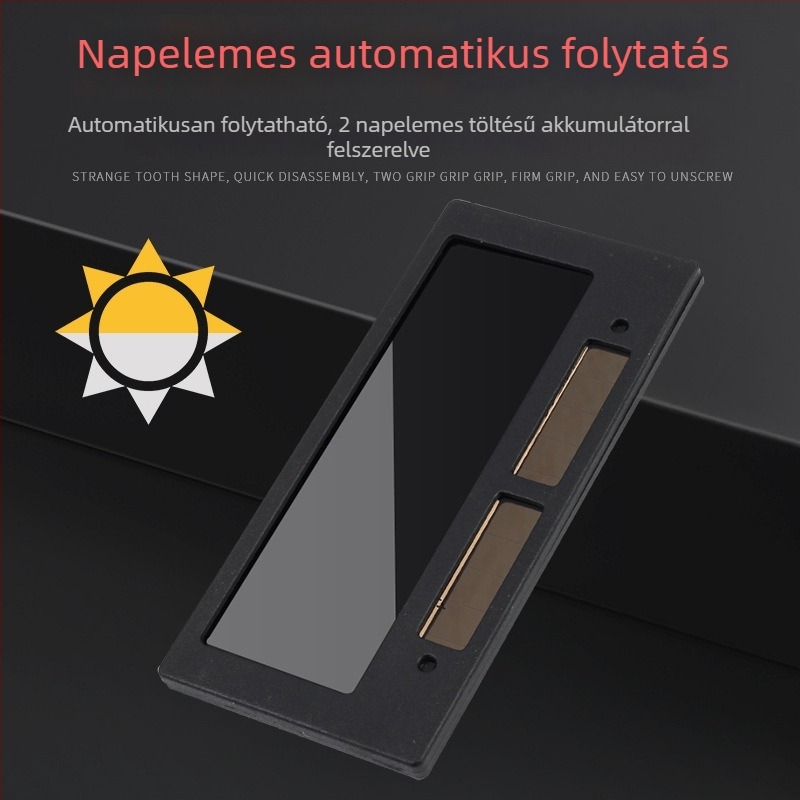 Hegesztő sapka automata sötétedő lencsével és tükrökkel, teljesen automata