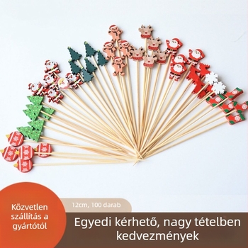 Bambusz gyümölcsvilla, egyszer használatos gyerekeknek, Yunong, rajzfilm minta, modern egyszerű stílus