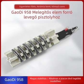 Goody fűtőmag meleglevegős forrasztóállomához, kompatibilis a 958D/968D/868D/8586D/863 modellákkal, forgó levegőmag
