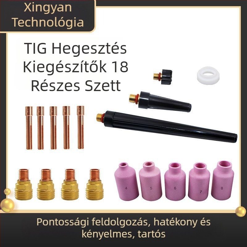 WP-9/20/25 Argon ívpisztoly tartozékok porcelán fúvóka, wolfrámtű, elválasztó csipesz, pisztoly vége és vízhűtésű fúvóka — Xingyan Technology