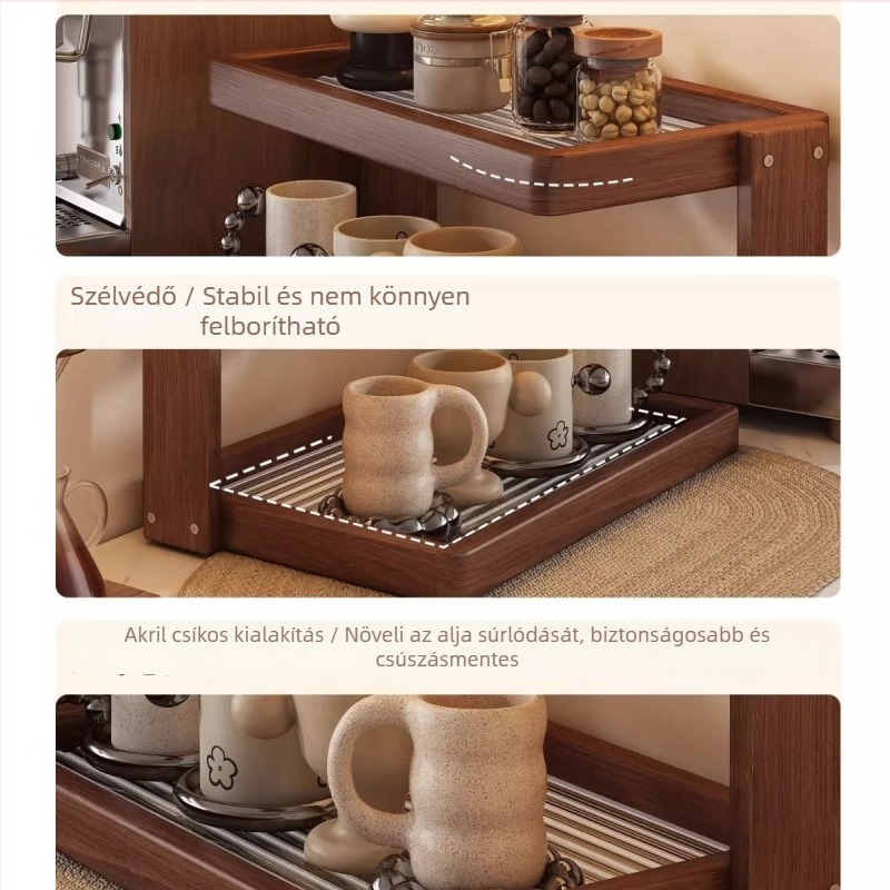Nanzhu anyagú pohártartó Wind bamboo, Nordic stílus, tárolás