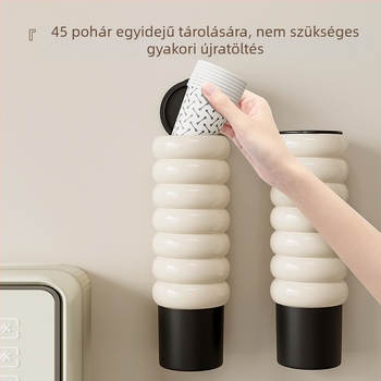 Fali pohártartó PET anyagból, nordic stílus, súly 0.36 kg