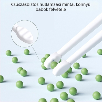 Mobiko gyerekeknek edzőpálcikák – ABS anyag, készlet 4 darab, rajzfilmszerű stílus, 12 hónapos kortól