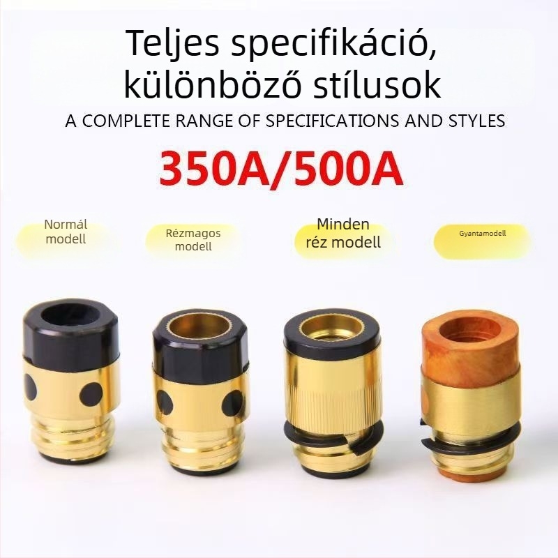 MIG hegesztőgéphez szigetelő hüvely 350A/500A Panasonic modellhez, rézmagos izolálóanya és tartozék a hegesztőpisztolyhoz