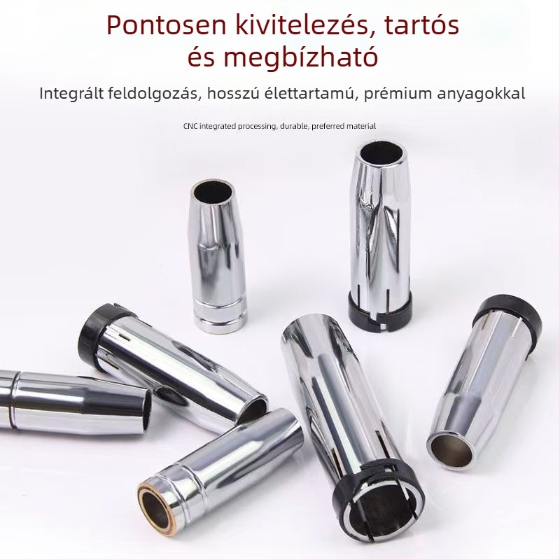 Gázárnyékolt hegesztéshez másodvédő fúvóka, bronz–réz anyagú fúvóka, kompatibilis 200A/350A/500A