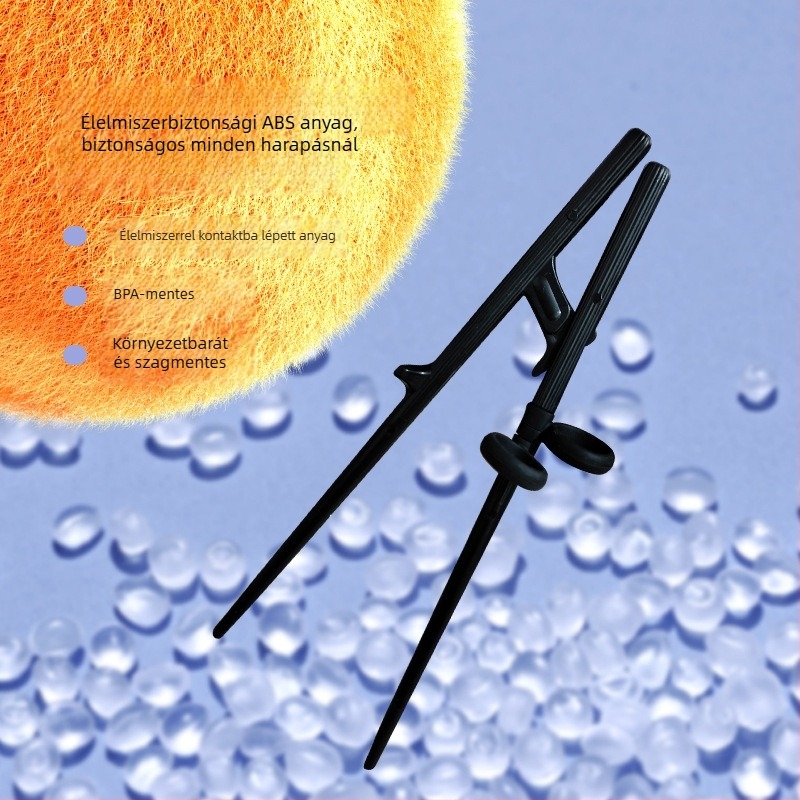 Tanuló evőpálcika edző — fogáskorrekció, ABS anyag, 24 hónap és ezután, 1 pár, egyszerű stílus