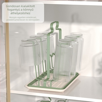 Pohártartó kovácsoltvasból, fúrás nélküli kialakítás, modern minimalista stílus, súly 1 kg