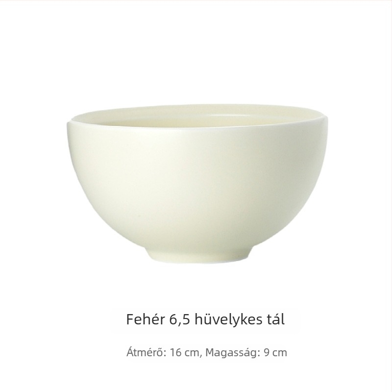 Porcelán tálak és tányérok készlet, egységes mintázat, matt felület, japán stílus, alsó glazúra