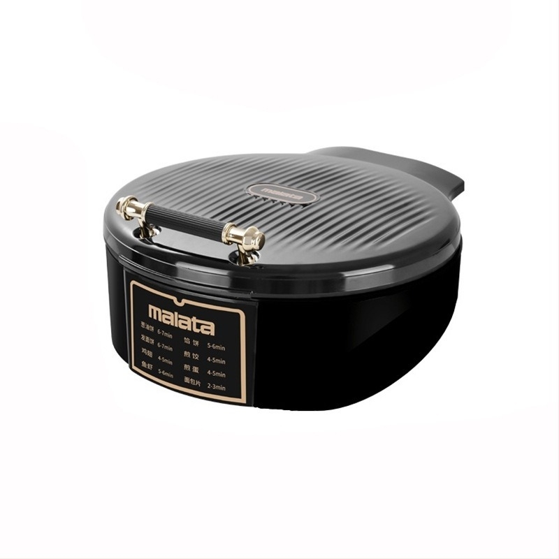 Malata WX-7168 elektromos grillserpenyő, kétszintes fűtés, 1300W, 220V, mikroprocesszoros vezérlés