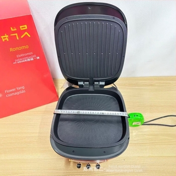 Elektromos palacsinta serpenyő dupla fűtéssel (modell EL-5020A; 1400W; 220V; alkalmas 2-3 személyre)