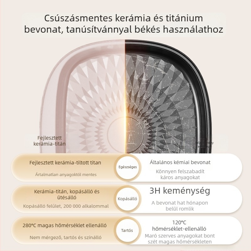 Palacsintasütő EL-5023 kettős fűtéssel, 1400W, 220V, mechanikus vezérlés