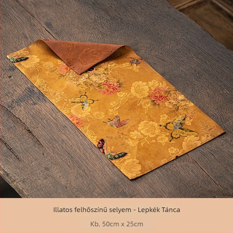 Teaceremónia matrac – kettős oldalú, Zen stílusú, teáskanna alátét, anyag: szövet; Tömeg: 0,5 kg; Csomagolás: tálca