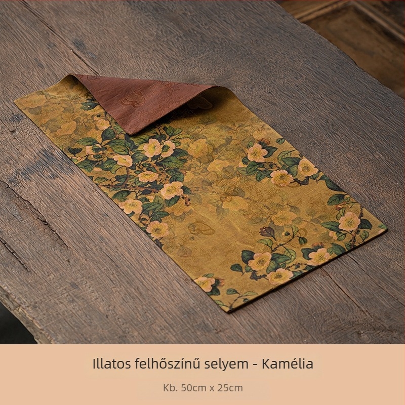 Teaceremónia matrac – kettős oldalú, Zen stílusú, teáskanna alátét, anyag: szövet; Tömeg: 0,5 kg; Csomagolás: tálca