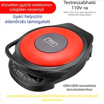 HDL33 elektromos sütőserpenyő kettős oldalú fűtéssel, 1200W, 220V