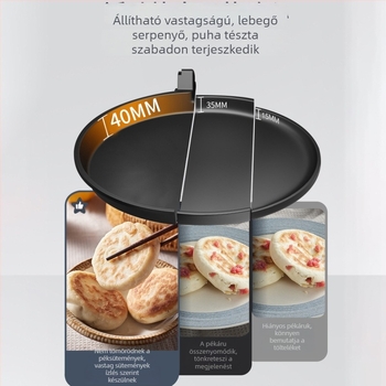 AN-4006 elektromos sütőedény kettős fűtéssel, 220V, 50Hz, 2000W