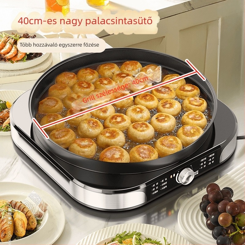 Elektromos torta-serpenyő AUX/OX AKP-40A16-DM-ABC, egyoldali fűtés, felfüggesztés nélküli kialakítás