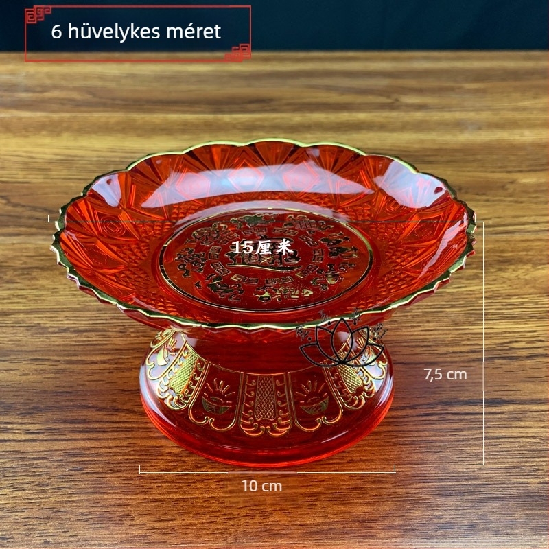 Műanyag gyümölcstál Jinbao Fruit Plate – Új kínai stílus