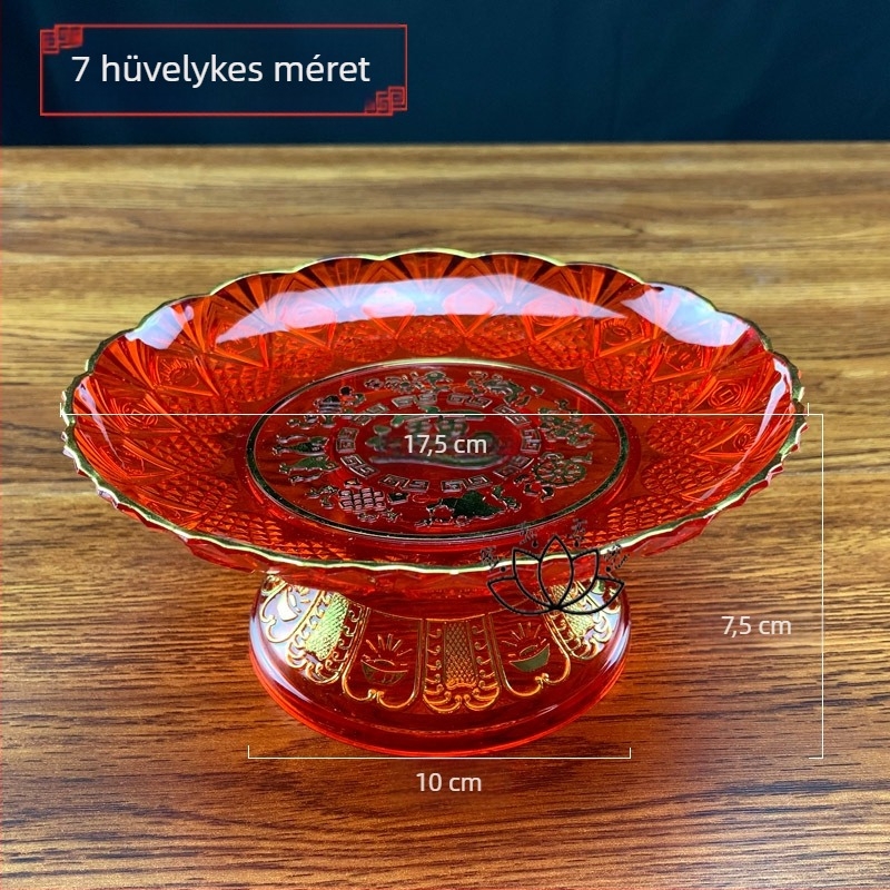 Műanyag gyümölcstál Jinbao Fruit Plate – Új kínai stílus