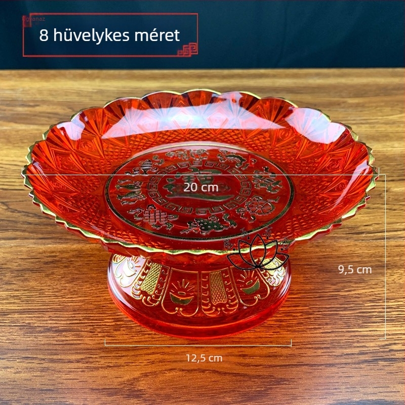 Műanyag gyümölcstál Jinbao Fruit Plate – Új kínai stílus