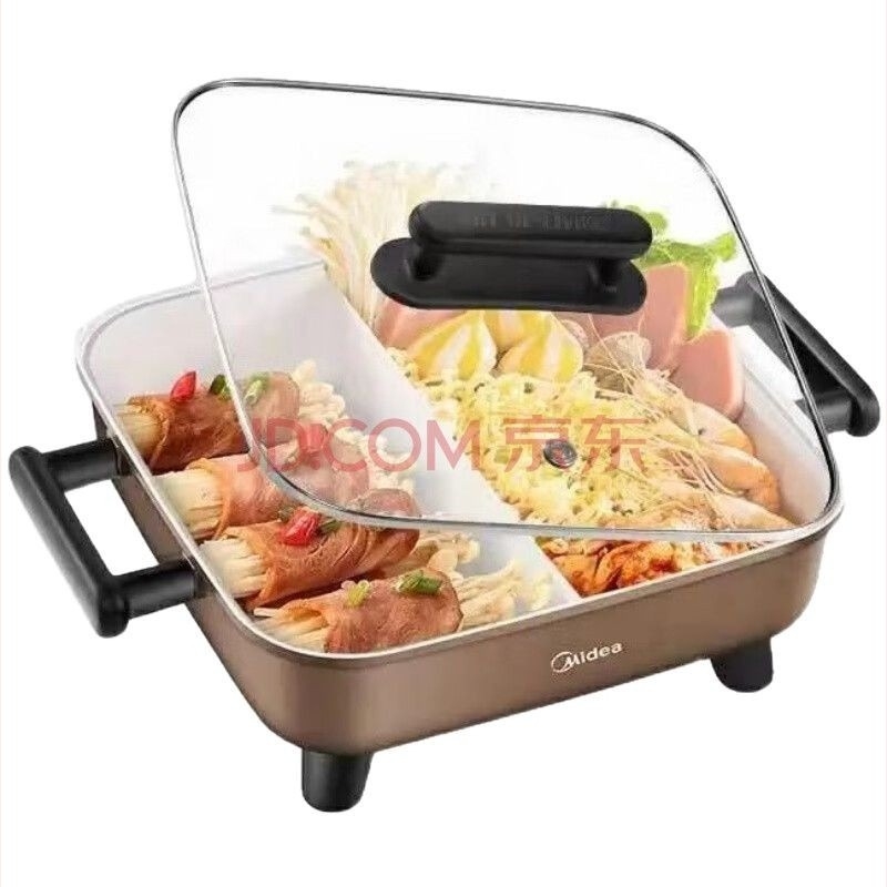 Midea MC-DY3030Easy102 Otthoni elektromos hot pot, 6 l, 220 V, 1201–1500 W, egyoldali fűtés, 5–6 személy számára
