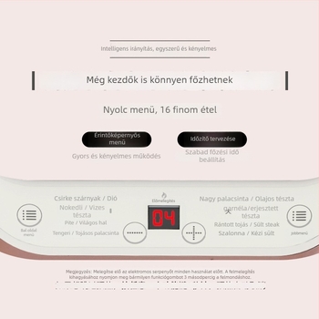 Liren C-19 elektromos palacsinta serpenyő – kétoldalas fűtés, 220V