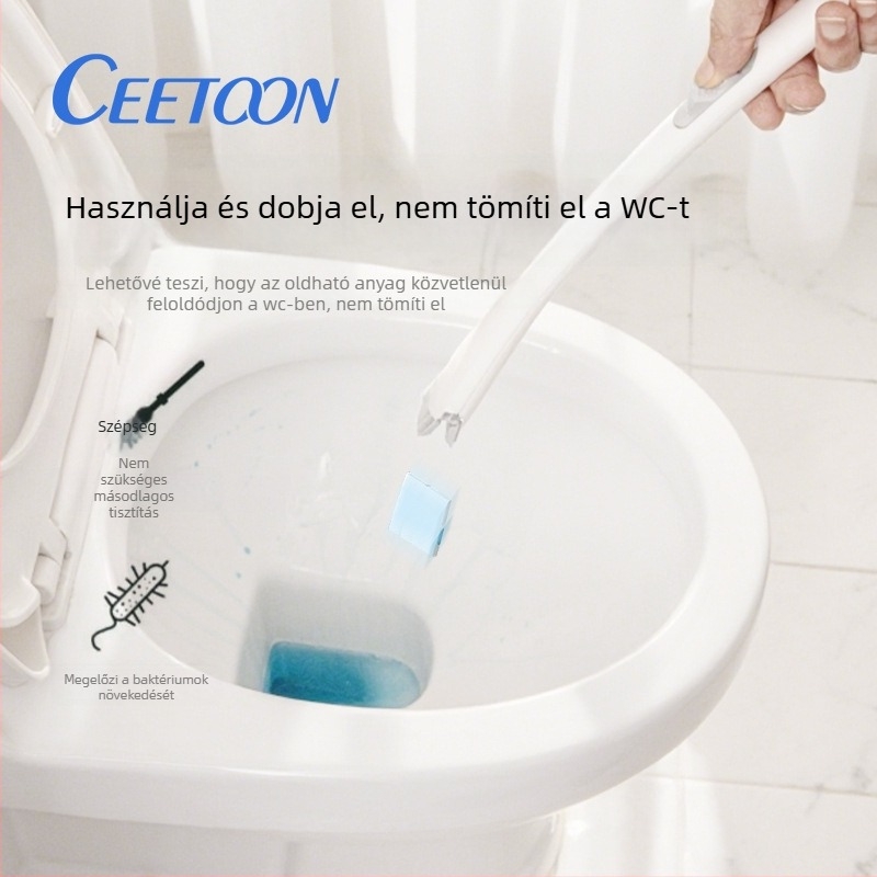 Ceetoon WC-kefés készlet cserélhető fejű, műanyag, modern minimalist stílus