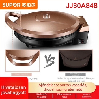 Supor elektromos sütőserpenyő JJ30A848 kettős felfűtéses, független hőmérséklet-szabályozás, 220V/50Hz, 1500W, mechanikus vezérlés