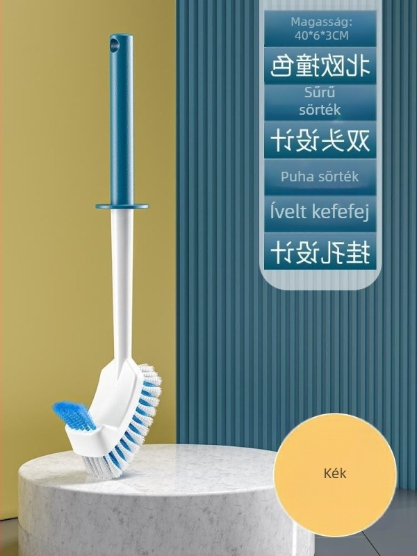 WC-tisztító kefe A3395 — műanyag, falra szerelhető, hosszú nyel, 0.11 kg
