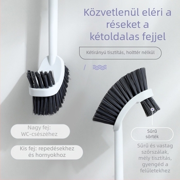 WC-kefe, Mrs. Detail, műanyag, 0,16 kg, 1 db